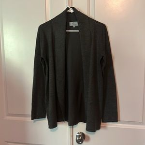Gray cardigan by Joan Vass NY